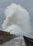 Heugh Breakwater Pier - Storm Waves - Hartlepool