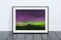 Dunstanburgh Castle - The Northern Lights - Aurora Borealis - Northumberland