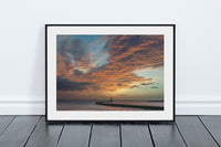 Roker Beach and Pier - Sunrise Clouds - Sunderland