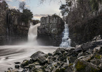 High Force Waterfall - Double Waterfall after Heavy Rain - County Durham