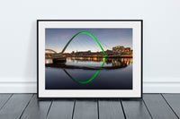 Millennium Bridge Gateshead - St Patrick's Day - Newcastle