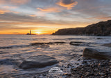 Old Hartley Beach - St Mary's Lighthouse - Whitley Bay Sunrise