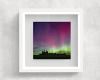 Northern Lights Framed Ceramic Tile