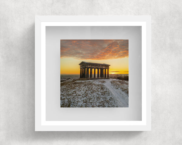 Penshaw Monumebt Sunset Box Frame