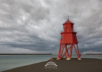 Herd Groyne Lighthouse - Grey Skies - South Shields