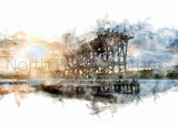 Dunston Staiths - Digital Watercolour - Gateshead