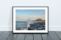 Bamburgh Castle Waves 