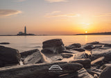 St Mary's Lighthouse and Rocks - Sunrise - Whitley Bay