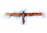 The Angel of The North - Digital Watercolour - Gateshead