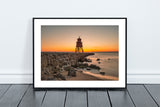 Herd Groyne Lighthouse - Golden Sunrise - South Shield