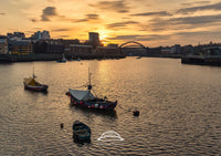 River Wear Boats - Wearmouth Bridge - Sunset - Sunderland
