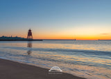 Herd Groyne Lighthouse - Sandhaven Beach - Sunrise - South Shield