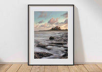 Bamburgh Castle Sunset Prints