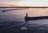 Tynemouth and South Shields Pier - Sunset - Tynemouth - South Shields