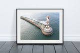 Roker Lighthouse and Pier - Drone Shot - Sunderland