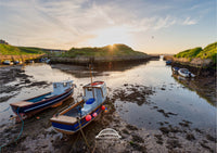 Seaton Sluice Harbour Print