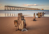 Steetley Pier - Wooden Beach Groyne - Hartlepool - Teesside