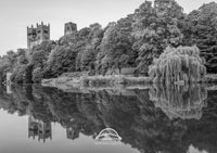 Durham City Reflecting in The River Wear, Durham . Four Black and White 10x8 inch prints of Durham City and The River Wear. - North East Captures