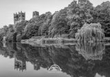 Durham City Reflecting in The River Wear, Durham . Four Black and White 10x8 inch prints of Durham City and The River Wear. - North East Captures