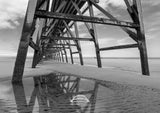 Steetley Pier - Hartlepool - Teesside - Black and White