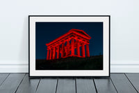 Penshaw Monument - Remembrance Day Red - Sunderland