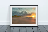 Bamburgh Castle Sunset Print