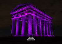 Penshaw Monument - Purple in Tribute to HM Queen Elizabeth ll - Sunderland
