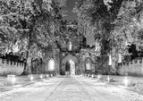 Durham Castle Gatehouse - Durham - Black and White