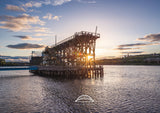 Dunston Staiths - Sunsetting behind Staiths - Gateshead