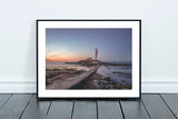 St Mary's Lighthouse - Causeway - Sunset - Whitley Bay