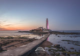 St Mary's Lighthouse - Causeway - Sunset - Whitley Bay