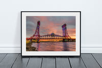 Tees Newport Bridge - Sunset - River Tees -Teesside