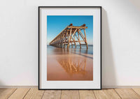 Steetley Pier - Sand Reflections - Hartlepool - Teesside