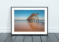 Steetley Pier - Sand Reflections - Hartlepool - Teesside