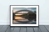 Wylam Railway Bridge Sunset - Hagg Bank Bridge - Half-Moon Bridge - Northumberland