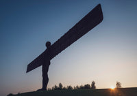 The Angel of the North is a contemporary sculpture, designed by Antony Gormley, located in Gateshead, Tyne and Wear, England - North East Captures