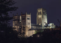 Durham Cathedral at night in the city of Durham, England. - North East Captures