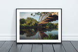 Wylam Railway Bridge, Hagg Bank Bridge or locally as Points Bridge and Half-Moon Bridge is a footbridge crossing the River Tyne at Hagg Bank - North East Captures