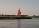 Herd Groyne Lighthouse was built in 1882 and still alerting ships. Located in South Shield, south of the River Tyne. - North East Captures