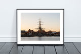 HMS Trincomalee at the National Museum of The Royal Navy at the marina in Hartlepool, Teeside, England. - North East Captures