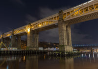 High Level Bridge, a road and rail bridge crossing The River Tyne between Newcastle and Gateshead. - North East Captures