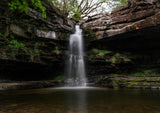 Summerhill Force and Gibson's Cave in Teesdale. A picturesque waterfall in a wooded glade near Bowness in Upper Teesdale, England - North East Captures