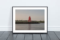 Herd Groyne Lighthouse was built in 1882 and still alerting ships. Located in South Shield, south of the River Tyne. - North East Captures