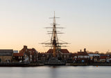 HMS Trincomalee at the National Museum of The Royal Navy at the marina in Hartlepool, Teeside, England. - North East Captures