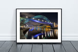 The Tyne Bridge and Quayside at night reflecting in The River Tyne. - North East Captures