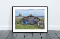 Lindisfarne Castle Boat Shed Print 